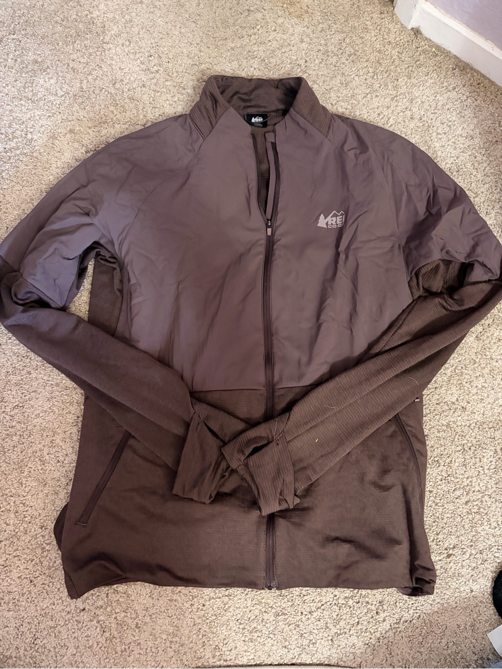 REI Women’s Purple Lightweight Zip-Up Jacket